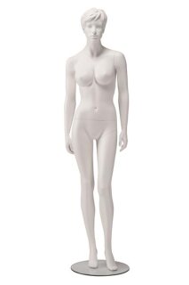 Mannequin Irene D skulpturierte Haare ohne Make up