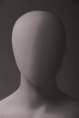 Mannequin Abstract Metro Dame weiß/grau matt, mit abstraktem Kopf