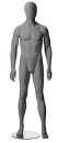 Mannequin Abstract Metro Herr weiß/grau matt, mit abstraktem Kopf (alte Art.Nr.110 1269 25XX 1104)