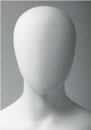 Mannequin Abstract Metro Herr weiß/grau matt, mit abstraktem Kopf (alte Art.Nr.110 1269 25XX 1104)