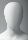 Mannequin Abstract Metro Herr weiß/grau matt, mit abstraktem Kopf