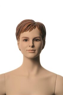 Q-Kids "Janet und Gilbert" 12 Jahre skulpturierte Haare mit Make-up (alte Art.Nr.119 XX81 2X51 0426)