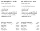 Vintage Büste Dame & Herr mit Kopf