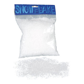 Artificial snow 100 g/bag - Material: for scattering - Color: white - Size: Ø 5mm