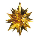 Stern faltbar, Metallfolie Größe:Ø 60cm,  Farbe: gold