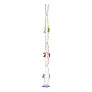 Folienausziehgirlande Metallfolie Abmessung: Ø 10cm, 270cm Farbe: bunt