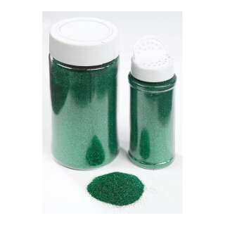 Glimmer in Streudose 110g/Dose, Kunststoff     Groesse:     Farbe: grün