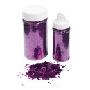 Coarse glitter in shaker can 250g/can - Material: plastic...