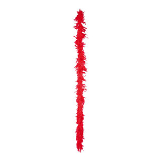 Federboa, mit echten Federn, Ø 10cm, 200cm,  rot