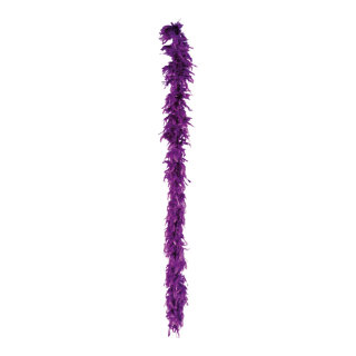 Federboa, mit echten Federn, Ø 10cm, 200cm,  violett