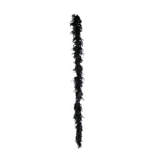 Federboa,  Größe: Ø 10cm, Farbe: schwarz