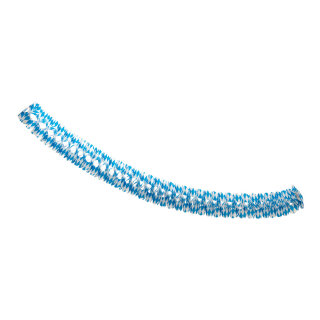 Girlande Bavaria Papier, schwer entflammbar Abmessung:  15cm, 400cm Farbe: blau/wei #