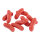 Bockwürstchen 10Stck./Btl., Kunststoff     Groesse: Ø 3cm, 12cm    Farbe: rot