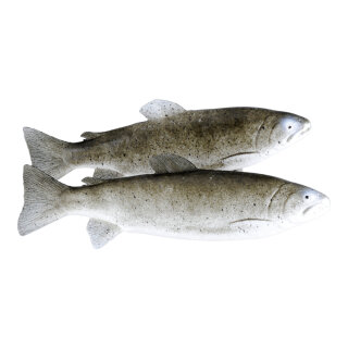 Trout 2pcs./bag, plastic     Size: 8x33cm    Color: natural-coloured