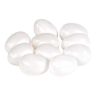 chicken eggs 12pcs./bag - Material: plastic - Color: white - Size: 4x6cm