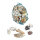 Muscheln 300gr./Btl., Naturmaterial     Groesse: 6cm - Farbe: naturfarben