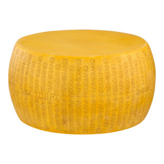 Parmesan-Käserad Kunststoff     Groesse: Ø 45cm, 24cm - Farbe: gelb #