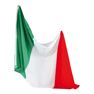 Flagge Kunstseide, mit Ösen Größe:90x150cm Farbe: Italien    #