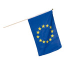 Fahne am Holzstiel Kunstseide Abmessung: 30x45cm Farbe:...