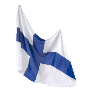 Flagge Kunstseide, mit Ösen Größe:90x150cm Farbe: Finnland