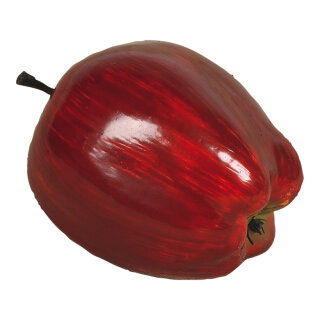 Apfel Kunststoff     Groesse: Ø 8cm    Farbe: dunkelrot