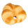 Croissant Schaumstoff     Groesse: Ø 12cm - Farbe: braun/beige #