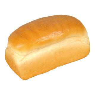 Toastbrot Schaumstoff     Groesse: 17x8cm    Farbe: braun/beige     #