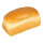 Toastbrot Schaumstoff     Groesse: 17x8cm    Farbe: braun/beige