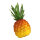 Ananas Kunststoff     Groesse: 10x22cm    Farbe: braun/grün     #