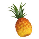 Ananas Kunststoff Größe:6x14cm Farbe: braun/grün    #