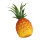 Ananas Kunststoff     Groesse: 6x14cm    Farbe: braun/grün     #