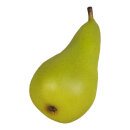 Pear plastic 6x11cm Color: green