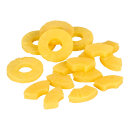 Pineapple pieces 17pcs./bag, rings and pieces, plastic...