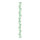 Bamboo tendril  - Material: PVC - Color: green - Size: Ø 14cm X 180cm