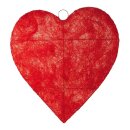 Heart flat, wire, sisal     Size: Ø 120cm...