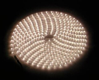 10 LED on 1m Balloon Lite Schlauch, ice-white, 3x AA