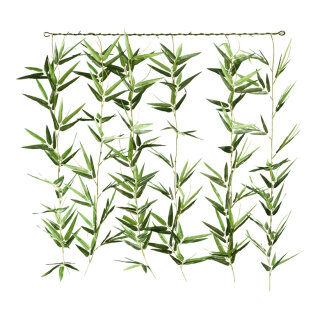 Bambusvorhang 5-fach, Kunstseide Größe:90x80cm Farbe: grün    #