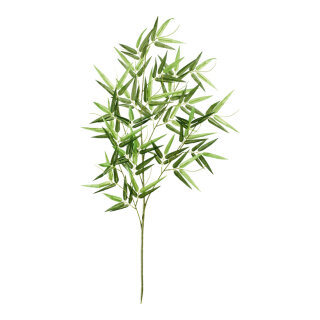 Bambuszweig 15-fach, Kunstseide     Groesse: 30x115cm - Farbe: grün
