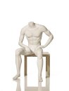 kopflose Herrenfigur, Farbe: Ivory