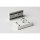 Leistenmagnet im Kunststoffgehäuse mit Haken M4, weiß, 53x27,5x10mm, Haftkraft 150 N