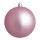 Weihnachtskugel, pink matt  Abmessung: Ø 8cm, 6 St./Blister   Info: SCHWER ENTFLAMMBAR