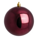 Weihnachtskugel, bordeaux glänzend      Groesse:...