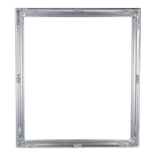 Frame  - Material: inside dimension: 70x80cm wood - Color: silver - Size: 80x90cm