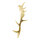 Antlers  - Material: plastic - Color: gold - Size:  X 50cm