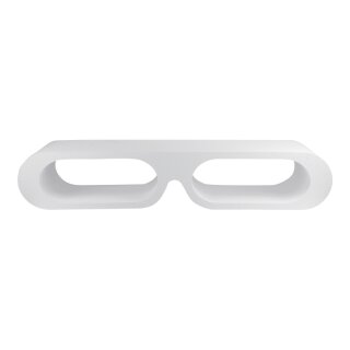 Brillen-Display Styropor Größe:70x20x15cm Farbe: weiß   Info: SCHWER ENTFLAMMBAR