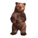 Bear  - Material: standing styropor+wooden fibres -...