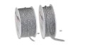 Kordel - Cord 2mm 50lfm Drehkordel Farbe: Silber