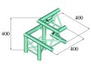 ALUTRUSS DECOLOCK DQ3-PAL32 3-way Corner 90°