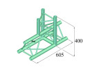 ALUTRUSS DECOLOCK DQ3-PAT37 3-Way T-Piece 90°