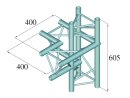 ALUTRUSS DECOLOCK DQ3-PAC44 4-Way Corner left